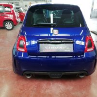 Montaggio prese aria cofano anteriore 500 Abarth